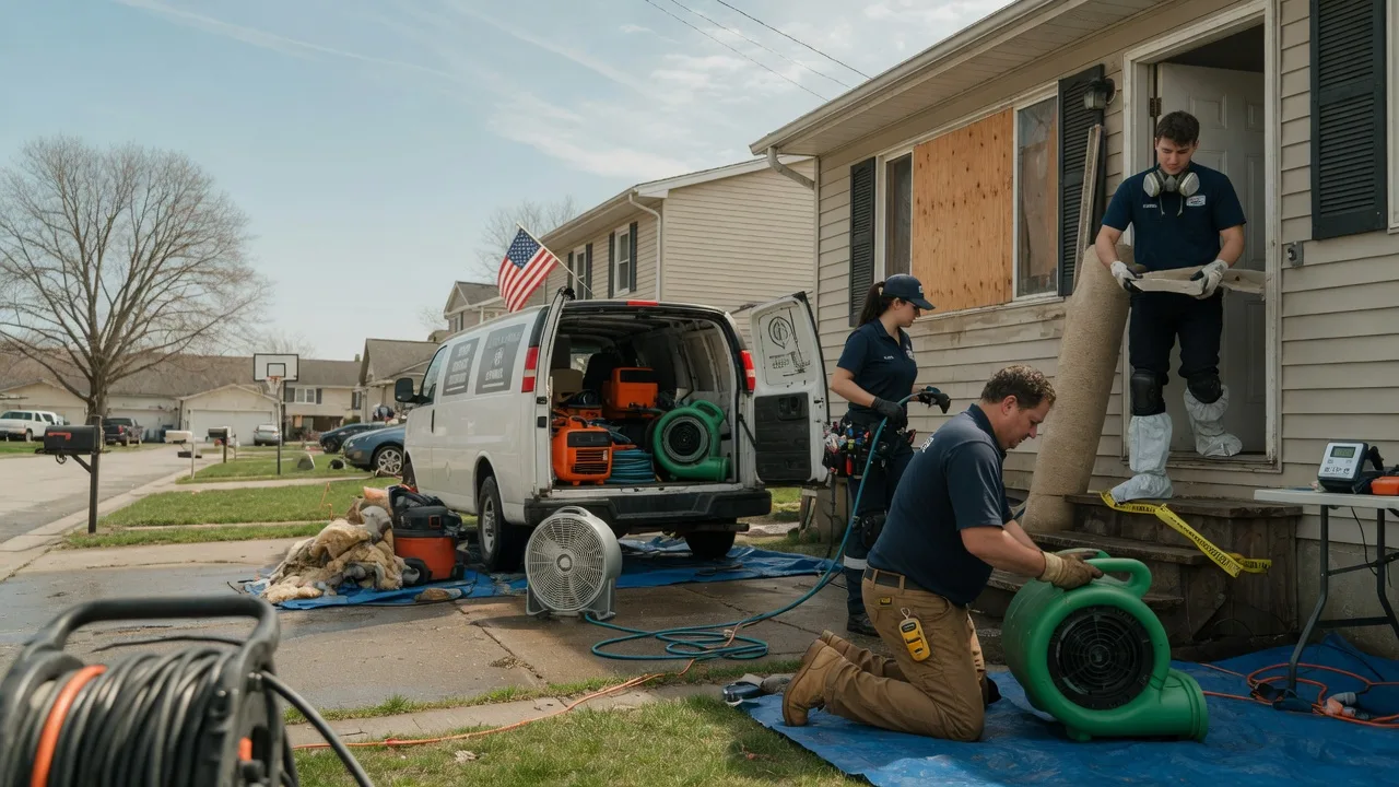 Water Damage Restoration in Donnelsville, OH near me